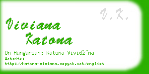 viviana katona business card
